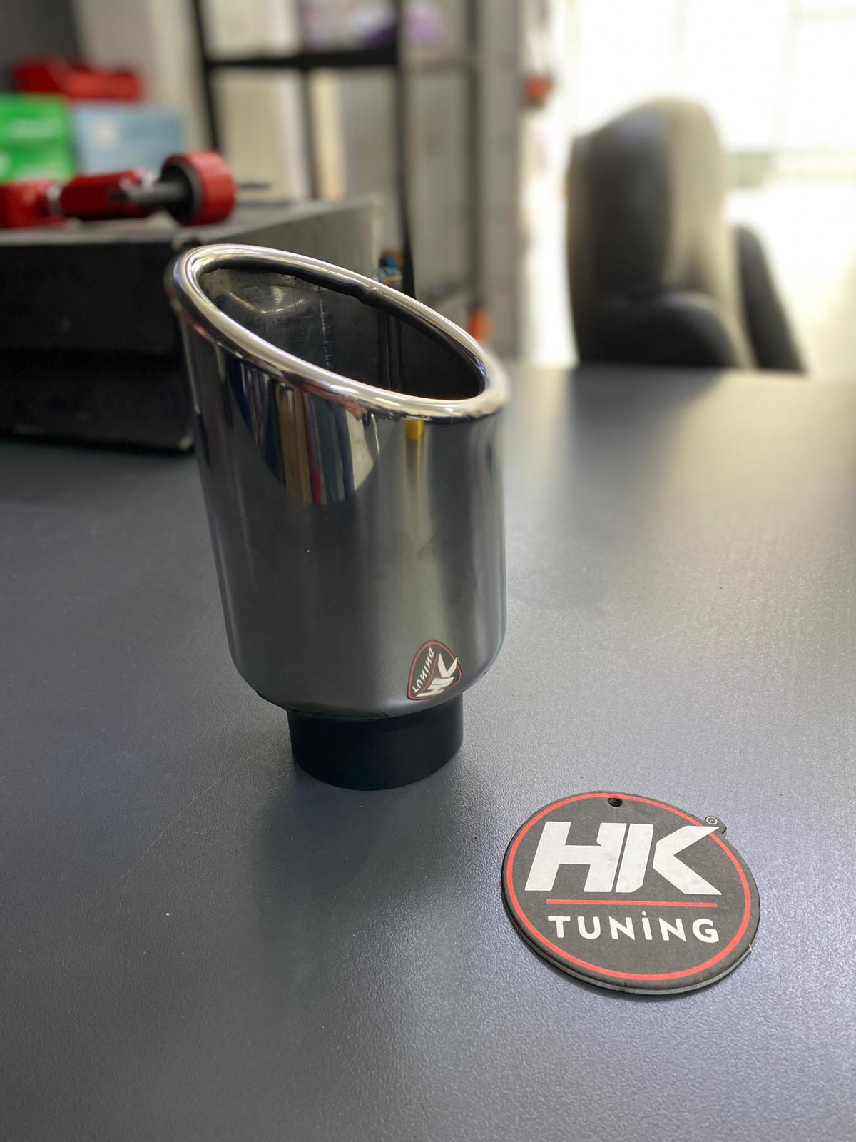 PASLANMAZ YUVARLAK EĞİK AĞIZ TEK ÇIKIŞ 70MM EGZOZ UCU