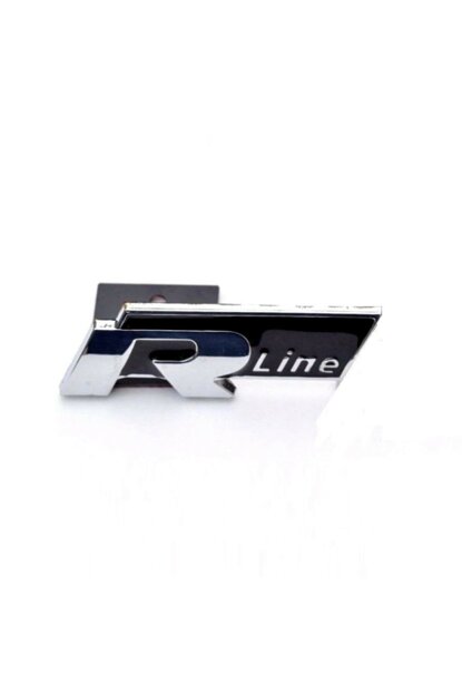VOLKSWAGEN R LİNE LOGO siyah (YAPIŞTIRMALI)