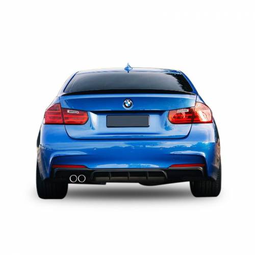 BMW F30 M Performance Soldan Çift Çıkış Difüzör 2012- Sonrası