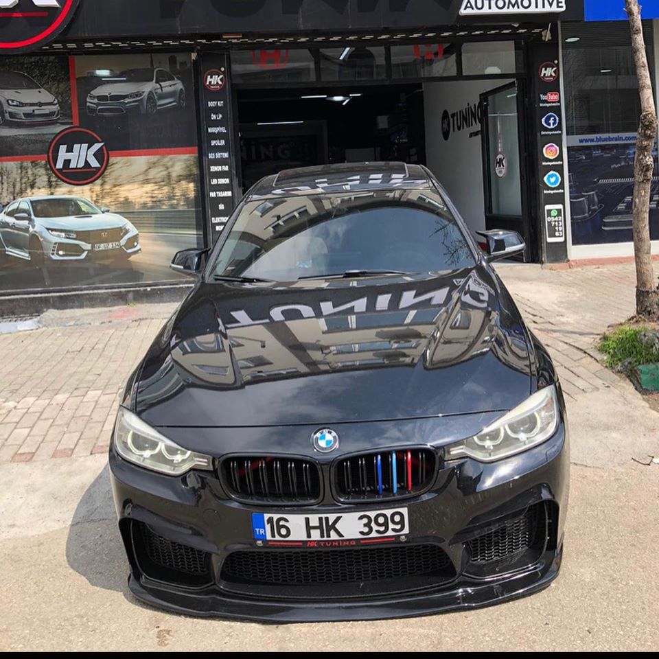 Bmw F30 M3 Ön Lip Plastik Parlak Siyah