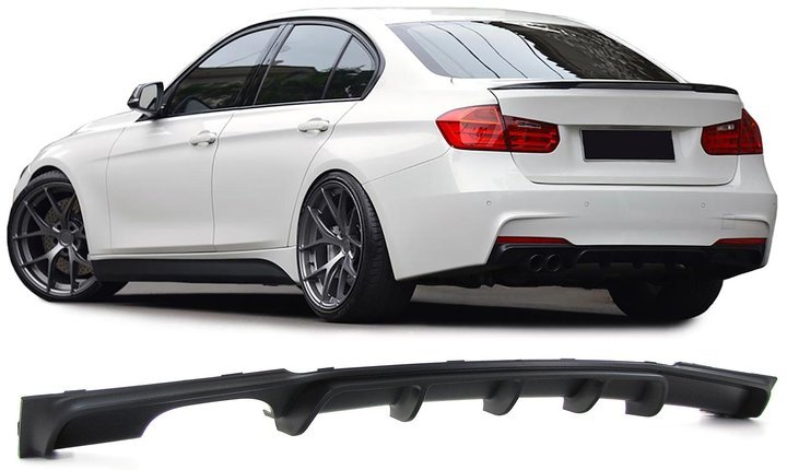 BMW F30 M Performance Soldan Çift Çıkış Difüzör 2012- Sonrası