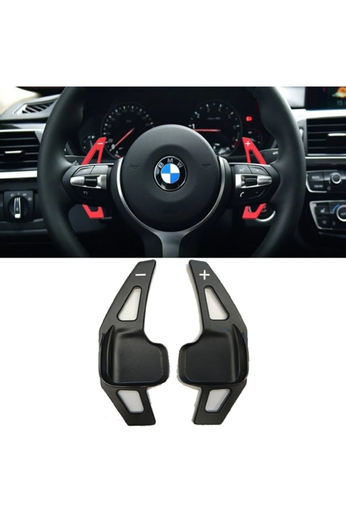 BMW F30 F1 VİTES KOLU PADDLE SHİFT SİYAH (2012-2018)