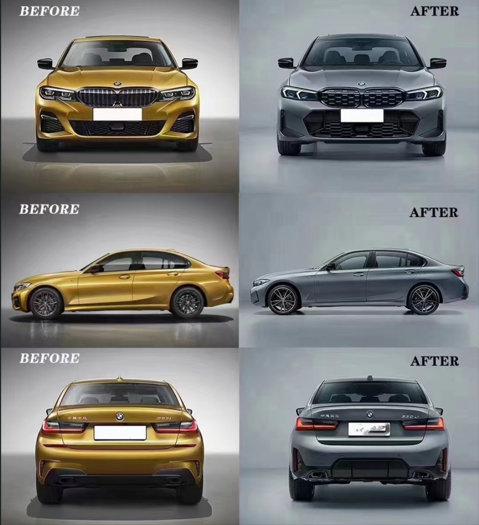 3 SERİSİ 2019+ G20 İÇİN 2022 + FACELIFT BODY KIT (ÖN-ARKA-YAN-PANJUR-EGZOZ-FAR)