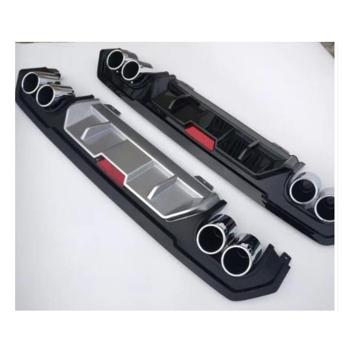 HONDA CİVİC FC5 DİFÜZÖR BLACK 4 EGZOZLU (PİANO BLACK)