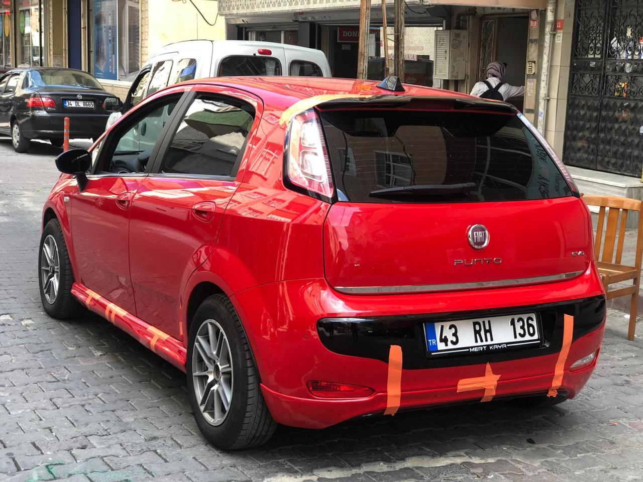 Fiat Punto Evo Makyajlı Arka Ek