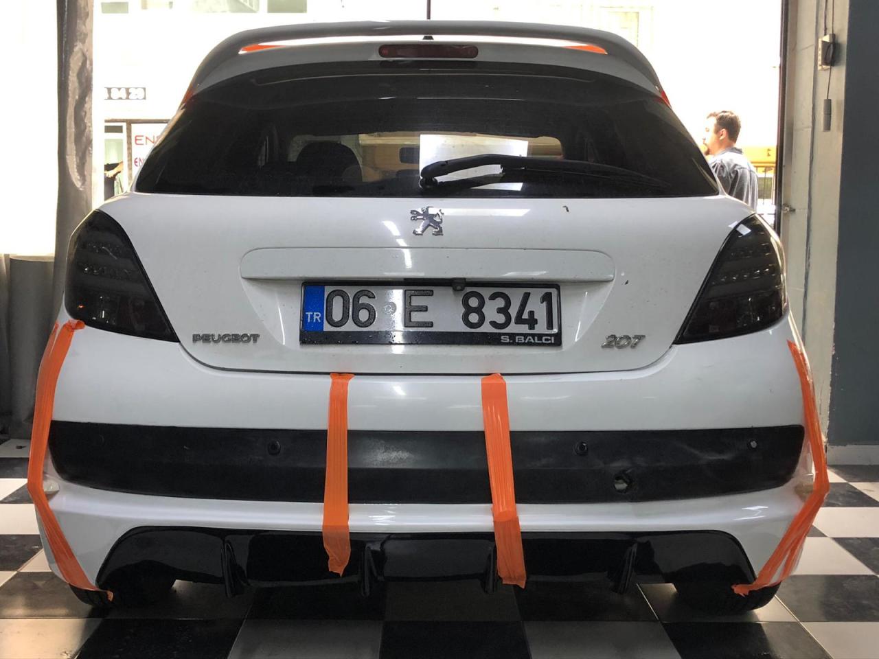 Peugeot 207 Arka Tampon  Eki