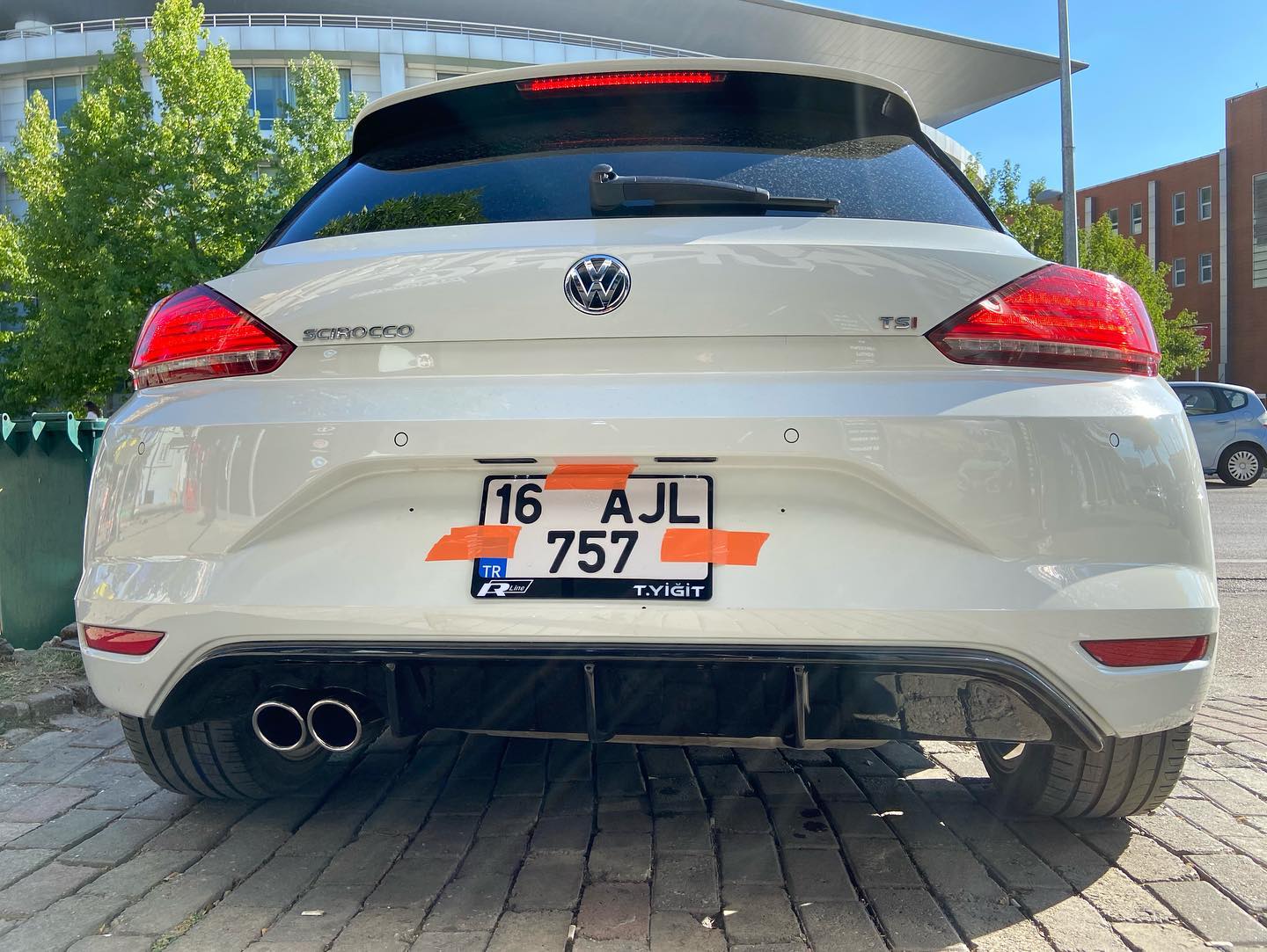 Volkswagen Scirocco Makyajlı Tek Çıkış Difüzör