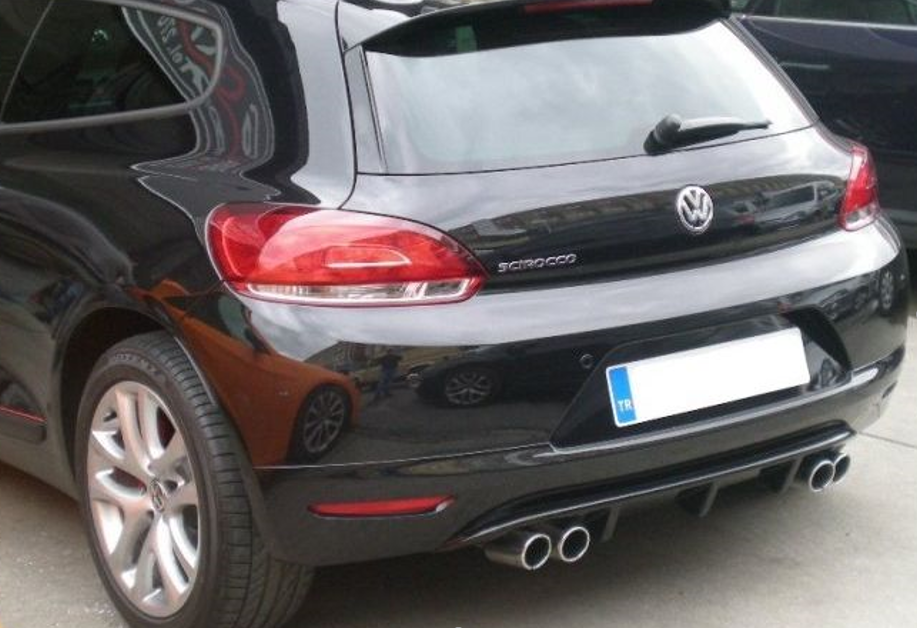 Volkswagen Scirocco Makyajsız Çift Çıkış Difüzör