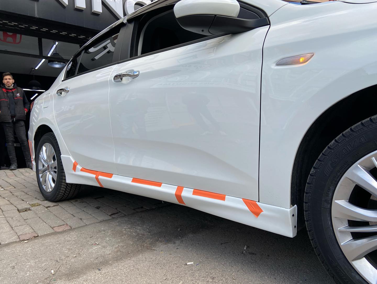 Fiat Egea Yan Marşpiyel-Marşbiel Seti Sağ-Sol Plastik Boyasız
