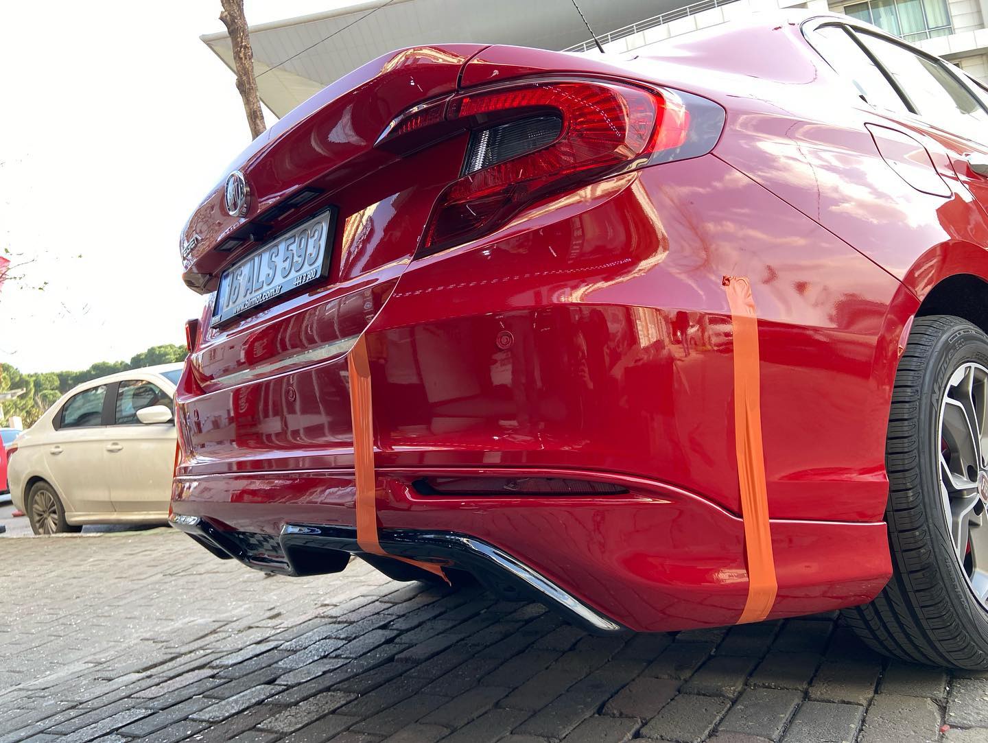 Fiat Egea Sedan (2015 - 2018) Arka Tampon Eki - Difüzör (Plastik)