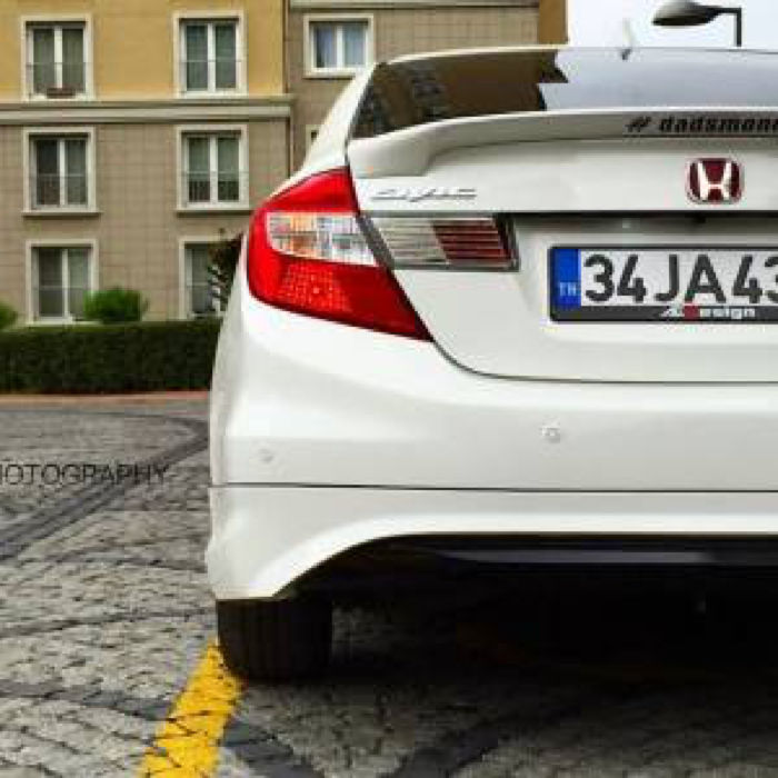 Honda FB7 Arka Tampon Eki Difüzörlü 2012-2016