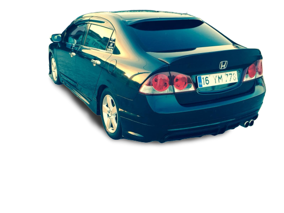 Honda Civic 2006-2012 Cam Üstü Spoiler