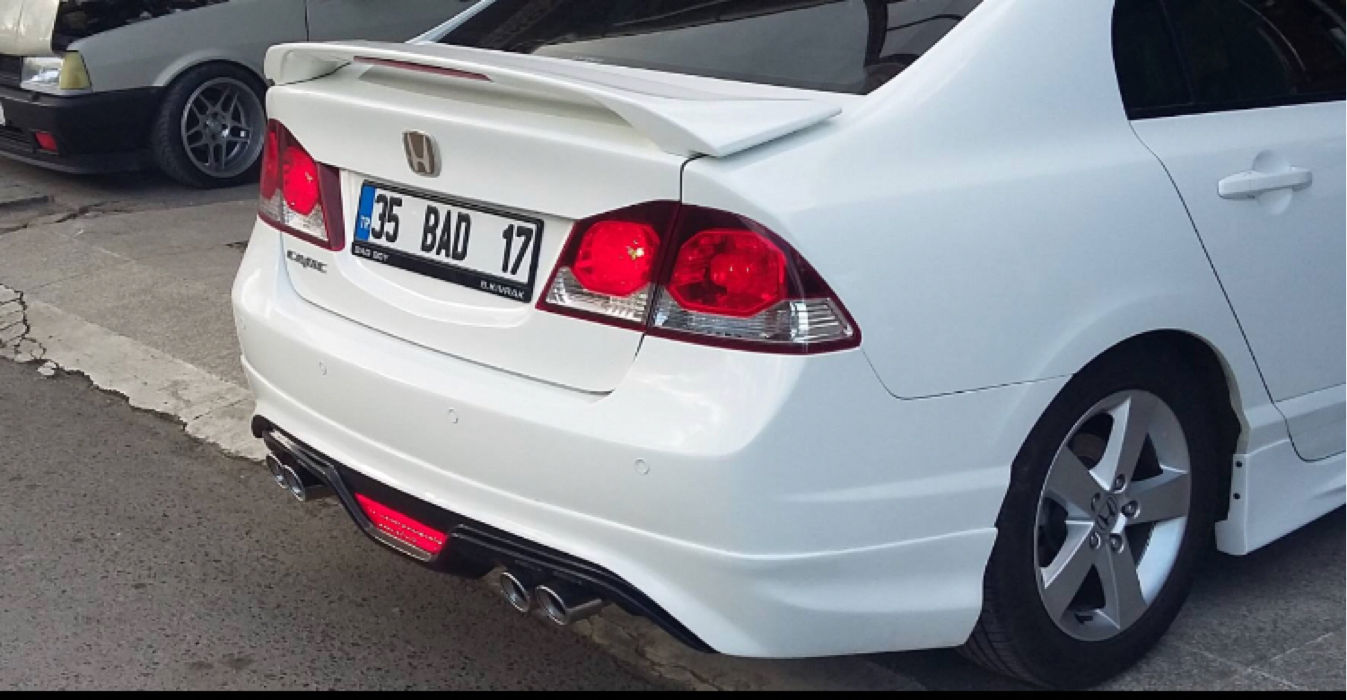 Honda Civic 2007-2012 FD6 Custom Difüzör