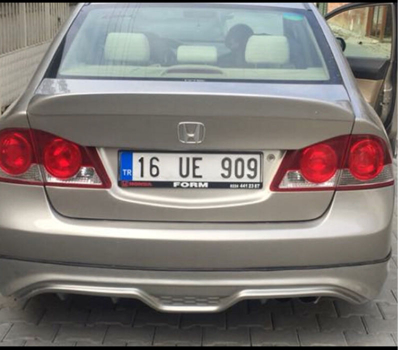 Honda Civic 2007-2012 FD6 Custom Difüzör