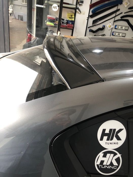 Honda Civic 2012-2016 FB7 Cam Üstü Spoiler Plastik