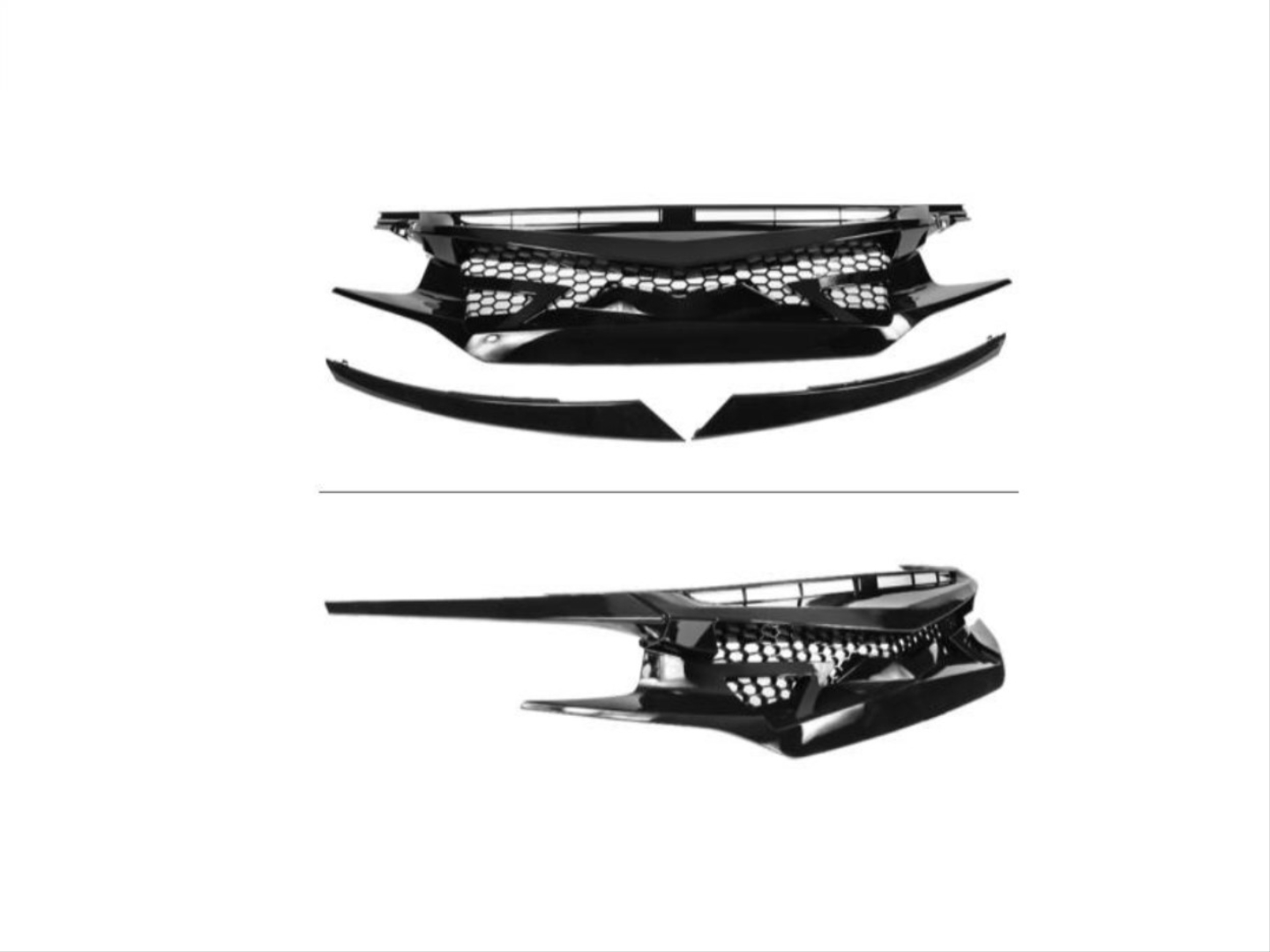HONDA CIVIC FC5 2016-2020 IÇIN UYUMLU ÖN PANJUR JDM STIL