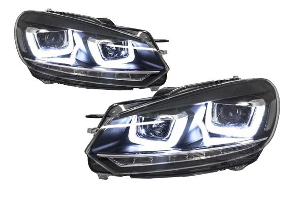 Volkswagen Golf 7 Ön Far Seti U Dizayn Crome (2013-2018)