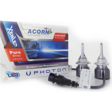 Photon Acorn Hb3-9005 Photon Acorn Led Xenon Şimşek Etkili Beyaz Zenon Hb3-9005