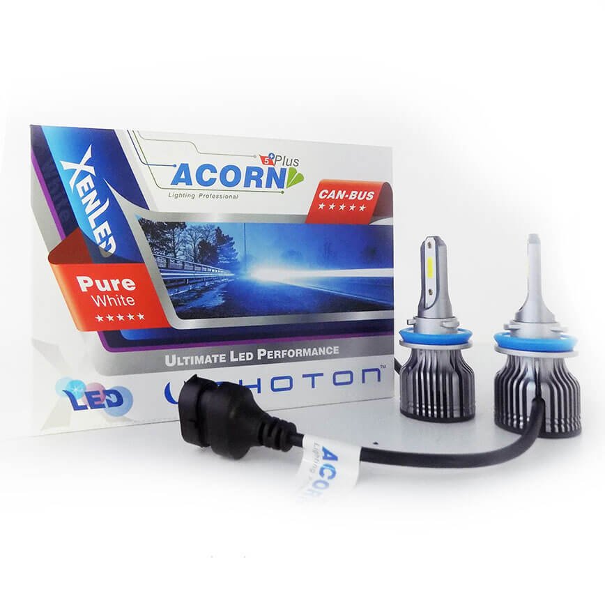 Photon Acorn H11  Photon Acorn Led Xenon Şimşek Etkili Beyaz Zenon H11