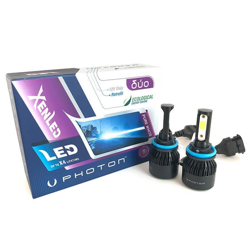 Photon H11  Photon Duo Led Xenon Şimşek Etkili Beyaz Zenon H11