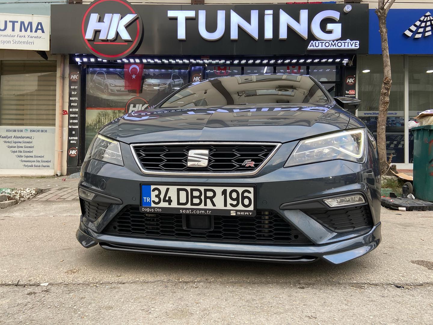 SEAT LEON CUSTOM ÖN TAMPON EKİ  +2017