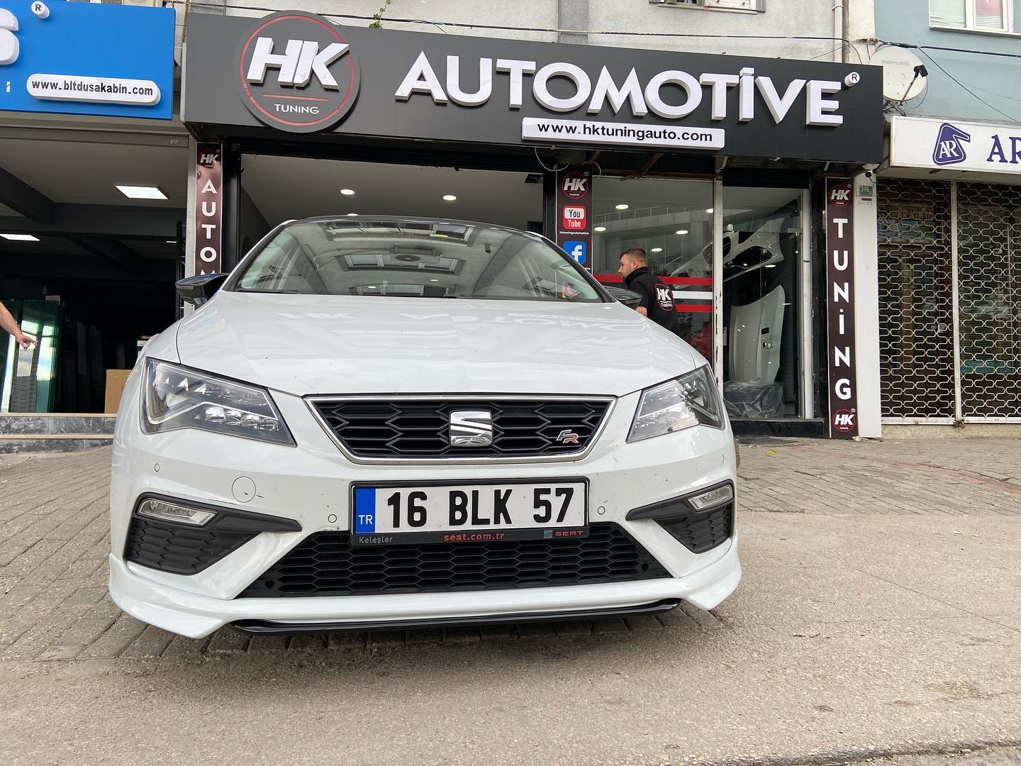 SEAT LEON CUSTOM ÖN TAMPON EKİ  +2017
