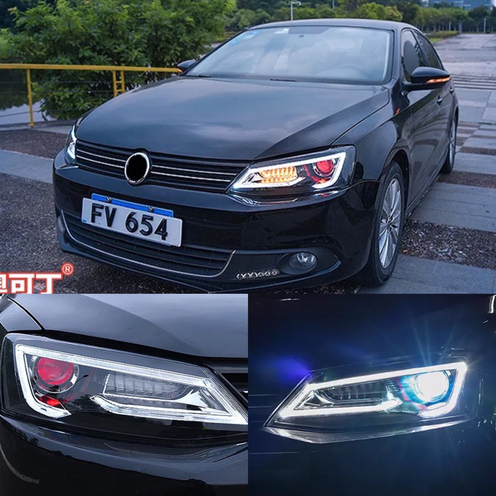 VOLKSWAGEN JETTA LED FAR TAKIMI (Audi Dizayn )